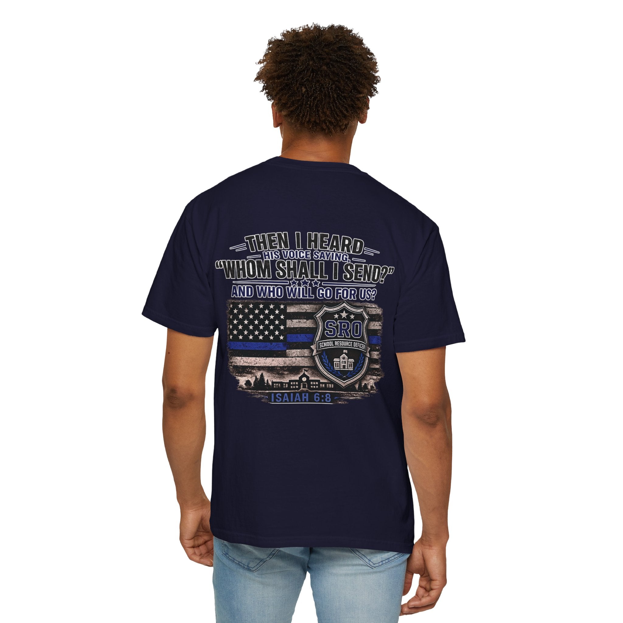 School Resource Officer Tribute T-Shirt — "SRO"