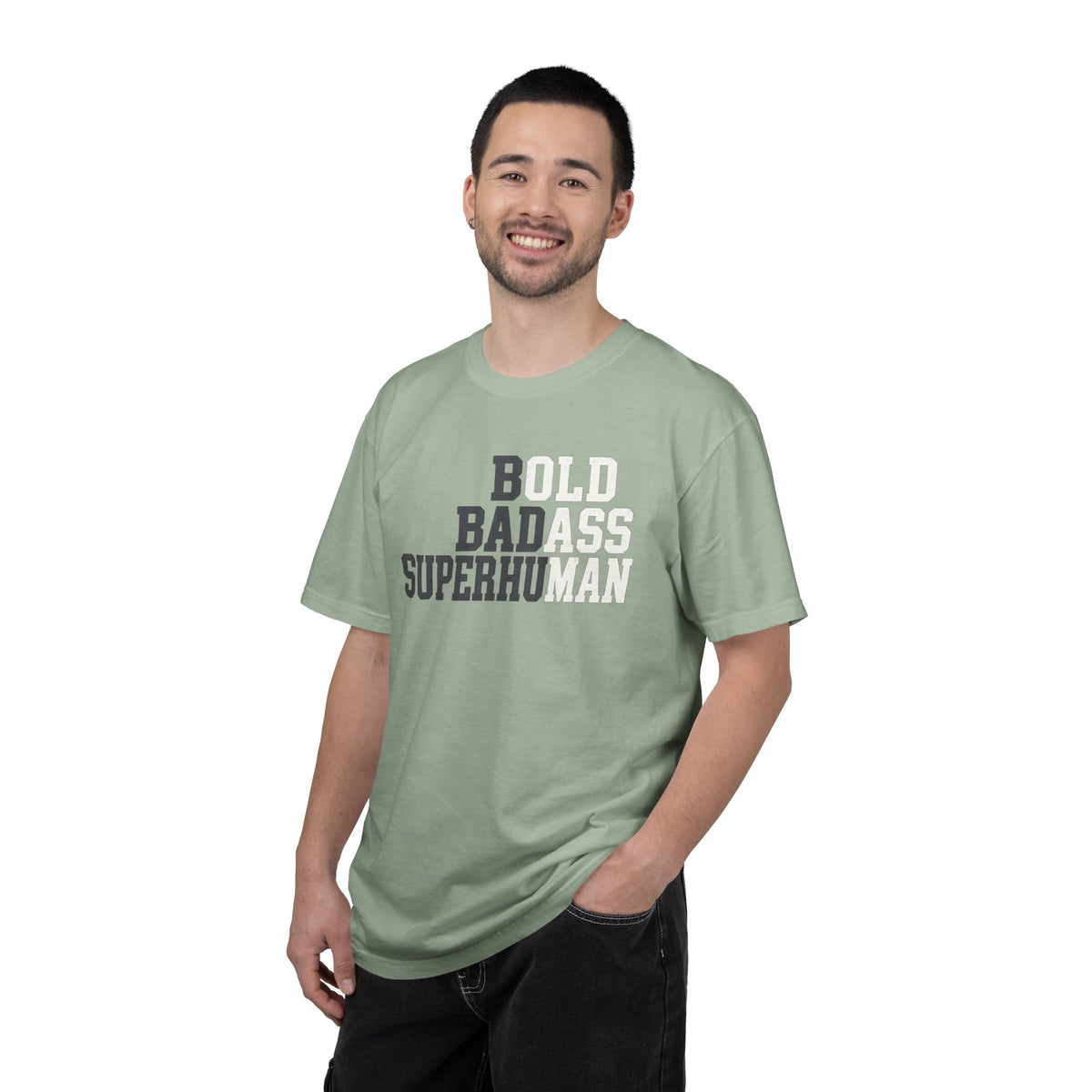 Old Badass Superhuman T-Shirt — Funny Retro Gift for Men, Dad & Birthday