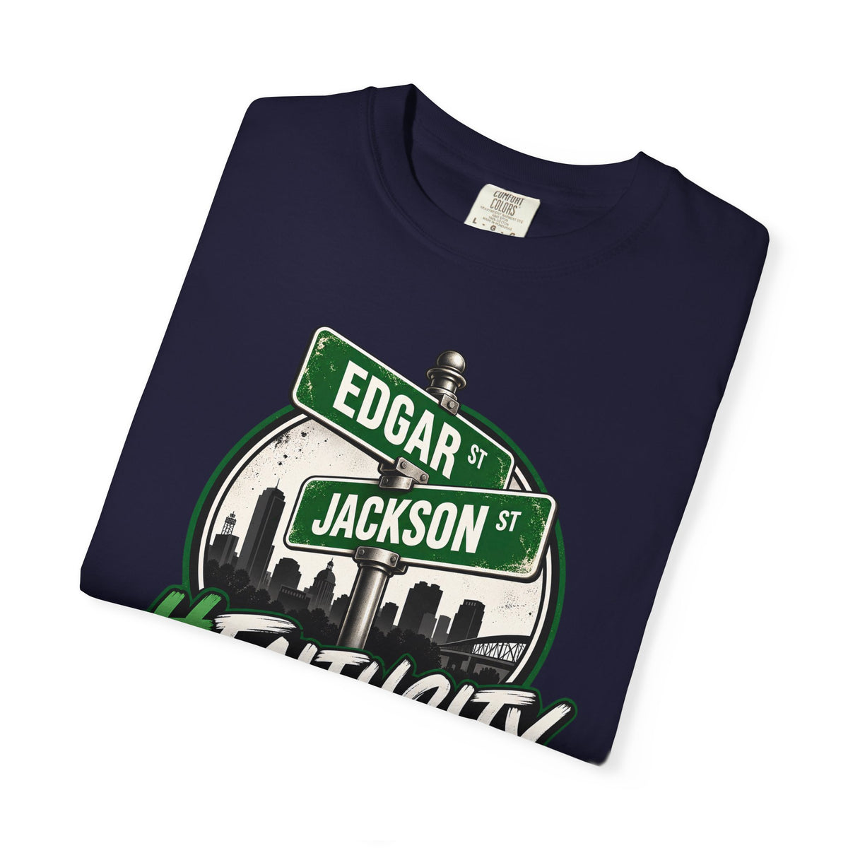 FaithCity Edgar Jackson Street Sign Skyline Tee
