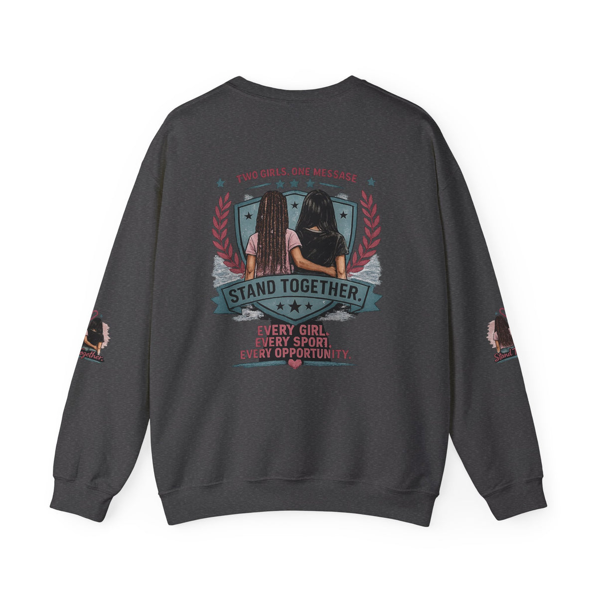 Stand Together™ Unisex Crewneck Sweatshirt | Every Girl. Every Sport. Every Opportunity.