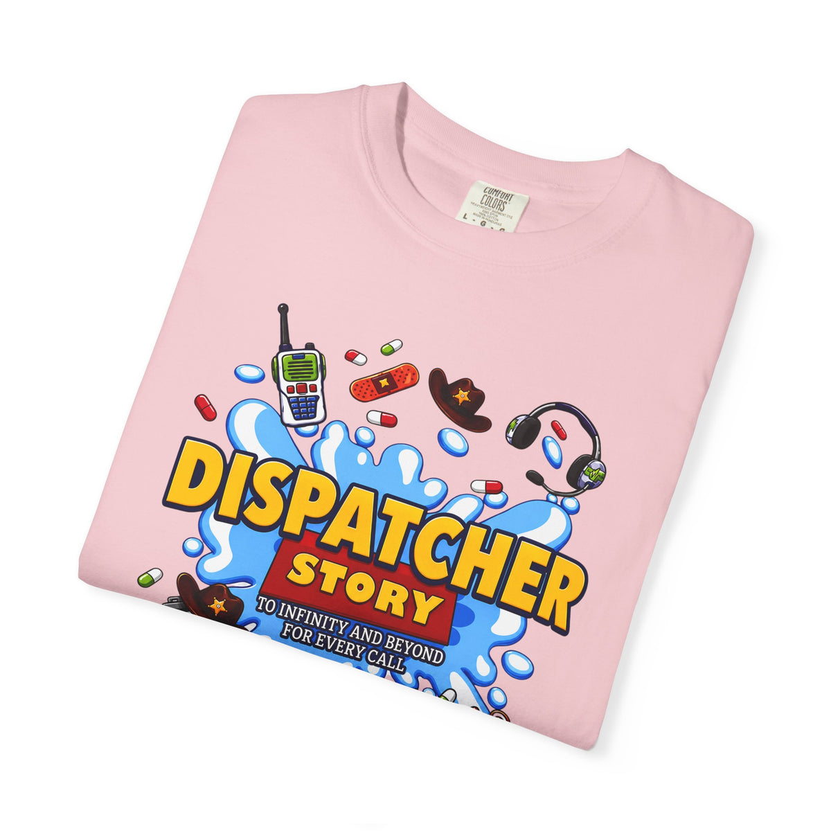 Dispatcher Story TShirt 911 Dispatcher Rescue Radio Call Center Tee