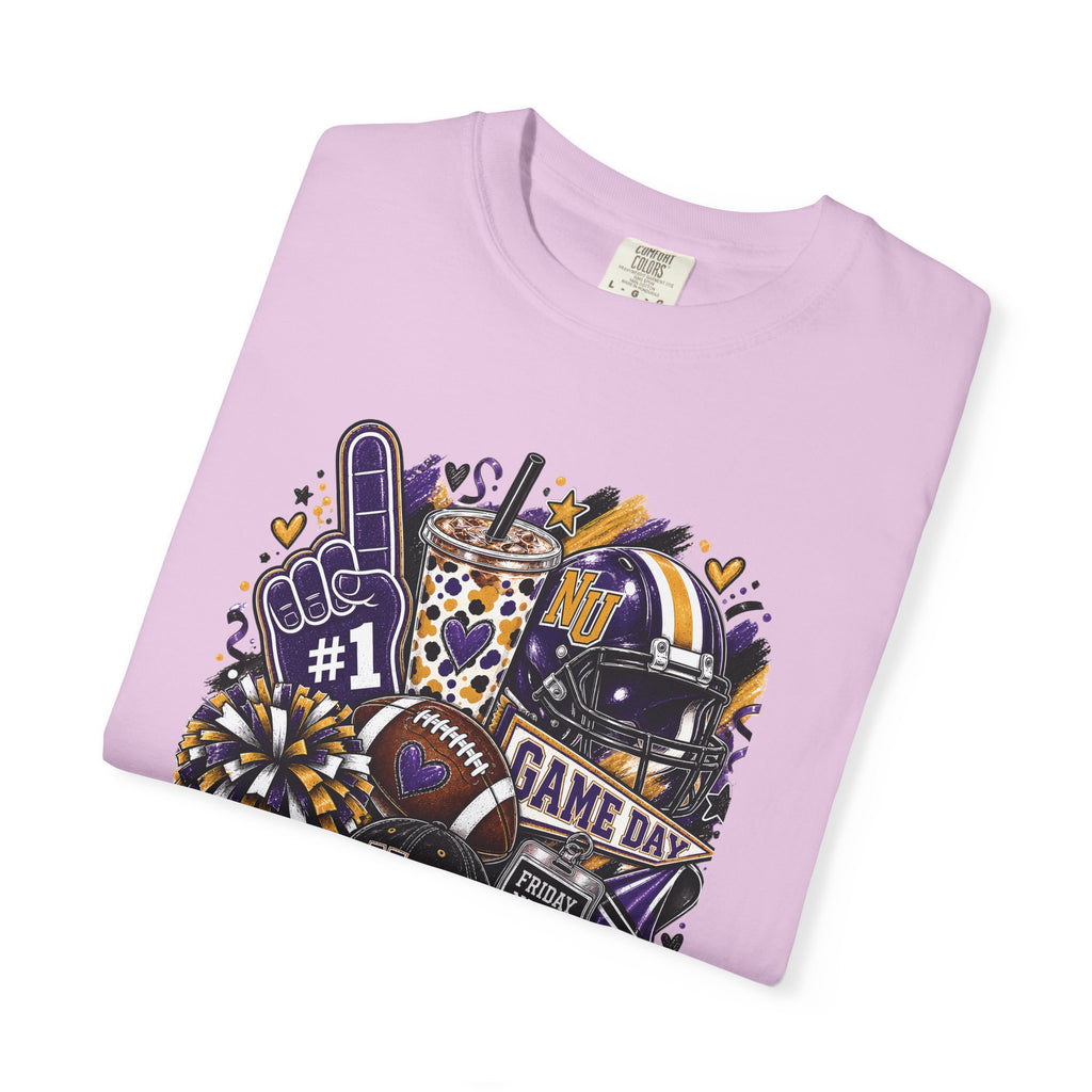 Game Day Football NU Tiger Fan Tee