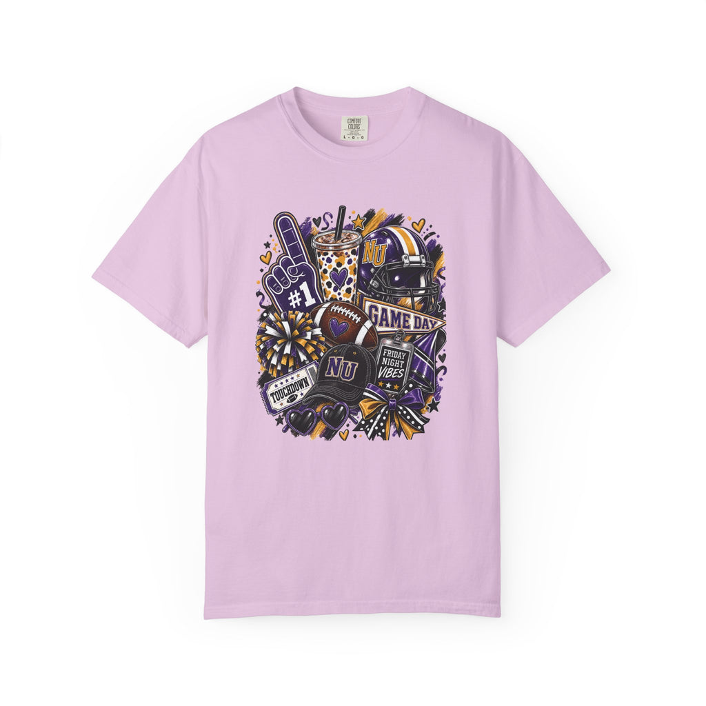 Game Day Football NU Tiger Fan Tee