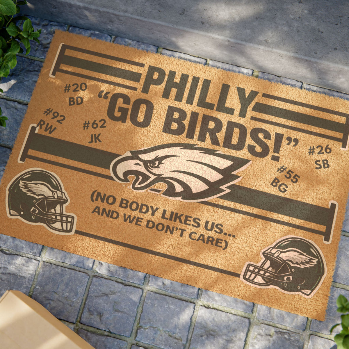 Philadelphia Eagles “Go Birds!” Doormat — NFL Team Welcome Mat