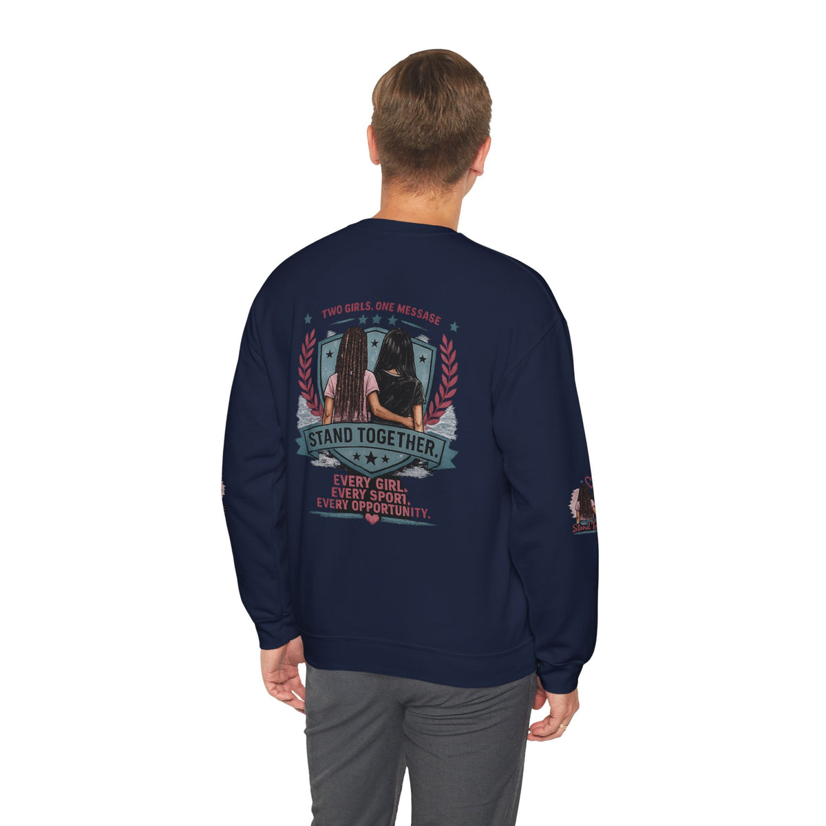 Stand Together™ Unisex Crewneck Sweatshirt | Every Girl. Every Sport. Every Opportunity.