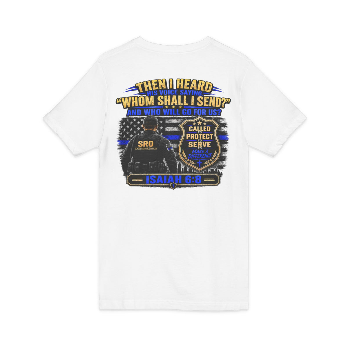 SPOUSE SRO V-Neck Tee — "Called to Protect"
