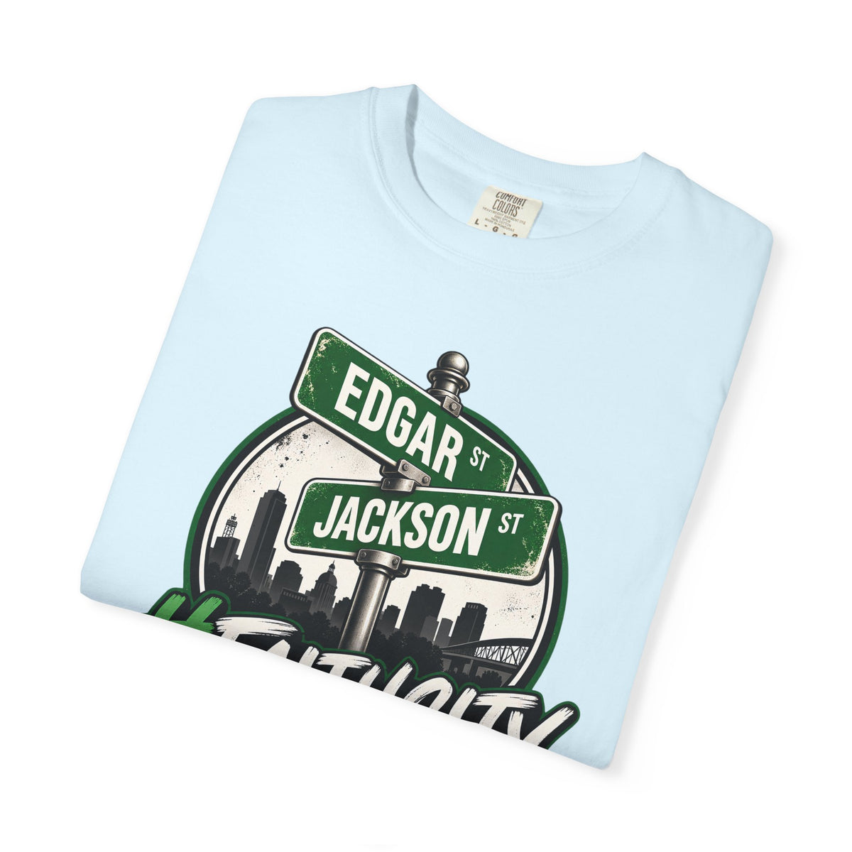 FaithCity Edgar Jackson Street Sign Skyline Tee
