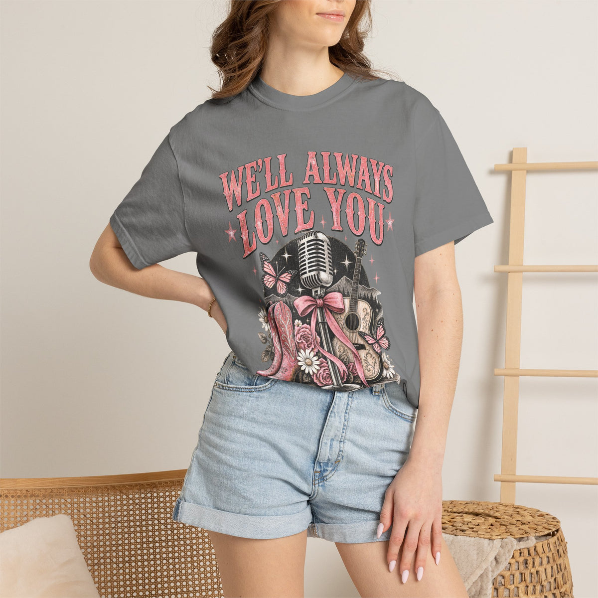 We'll Always Love You Country Girl T-Shirt Memorial Dolly