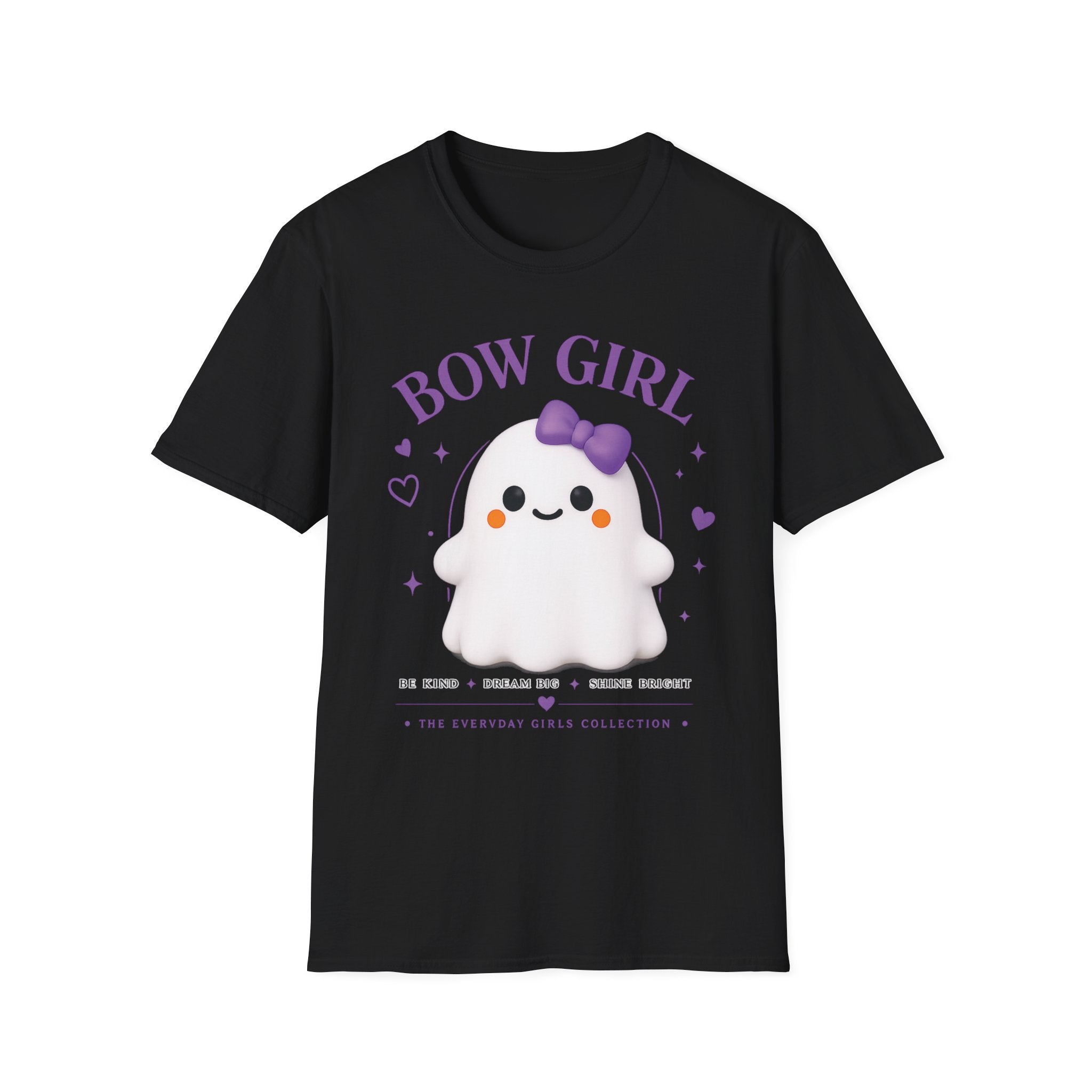 Bow Girl™ Ghost T-Shirt — Cute Kawaii Bow Puppy Tee