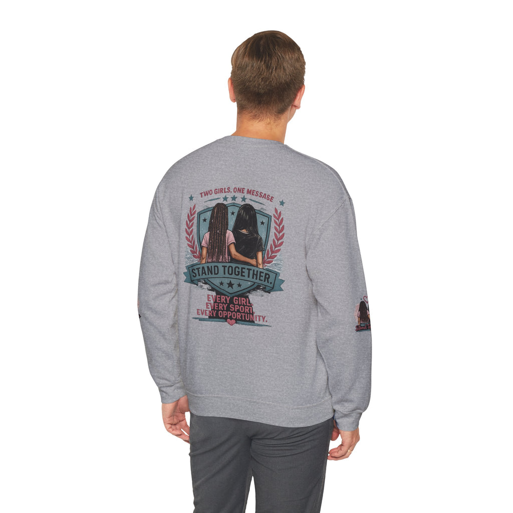 Stand Together™ Unisex Crewneck Sweatshirt | Every Girl. Every Sport. Every Opportunity.