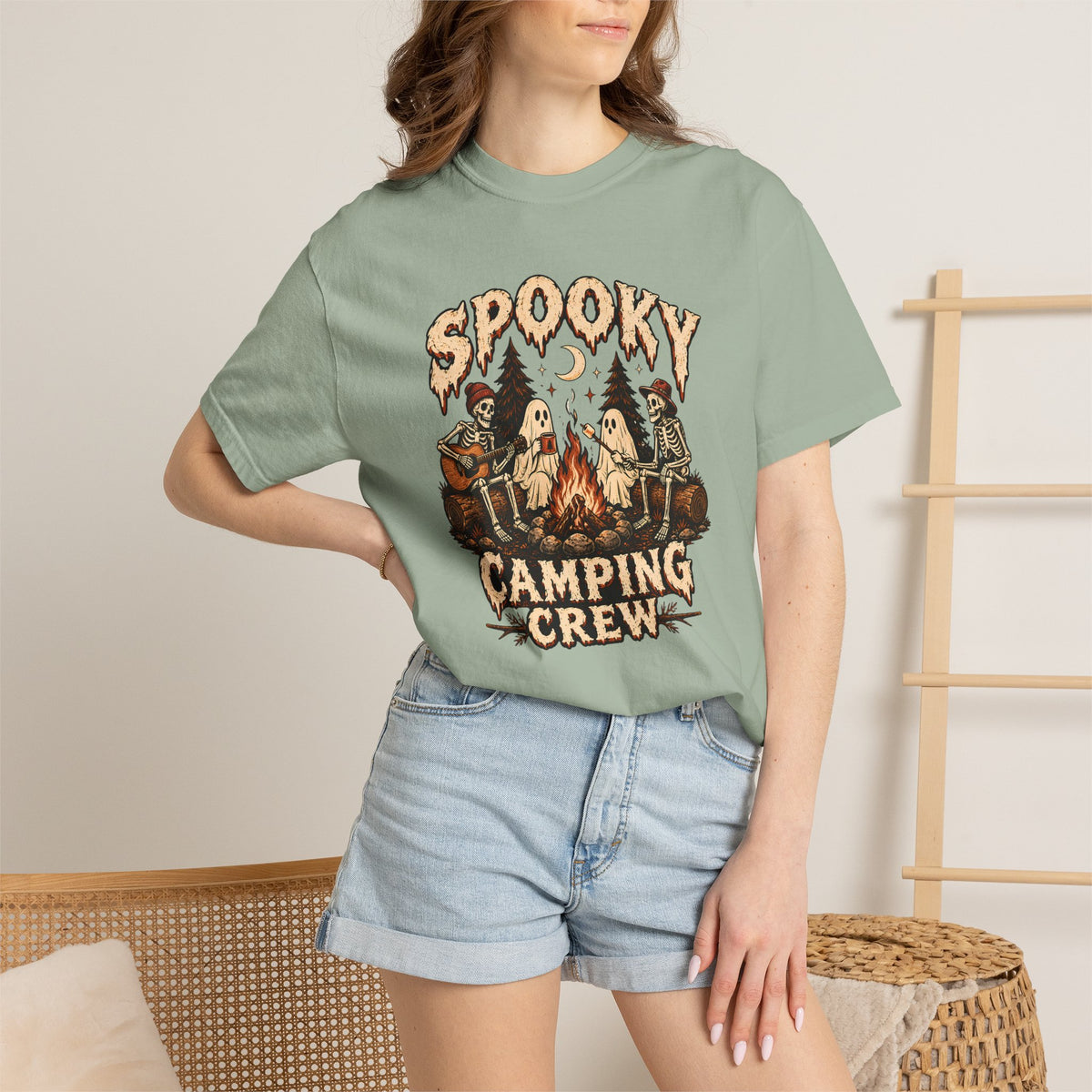 Spooky Camping Crew Tee