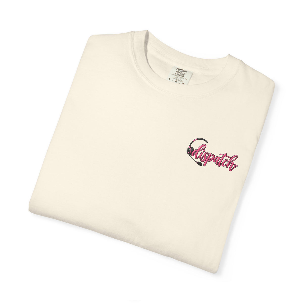 911 Dispatch Pink Ribbon T‑Shirt — Breast Cancer Awareness Dispatcher Tee