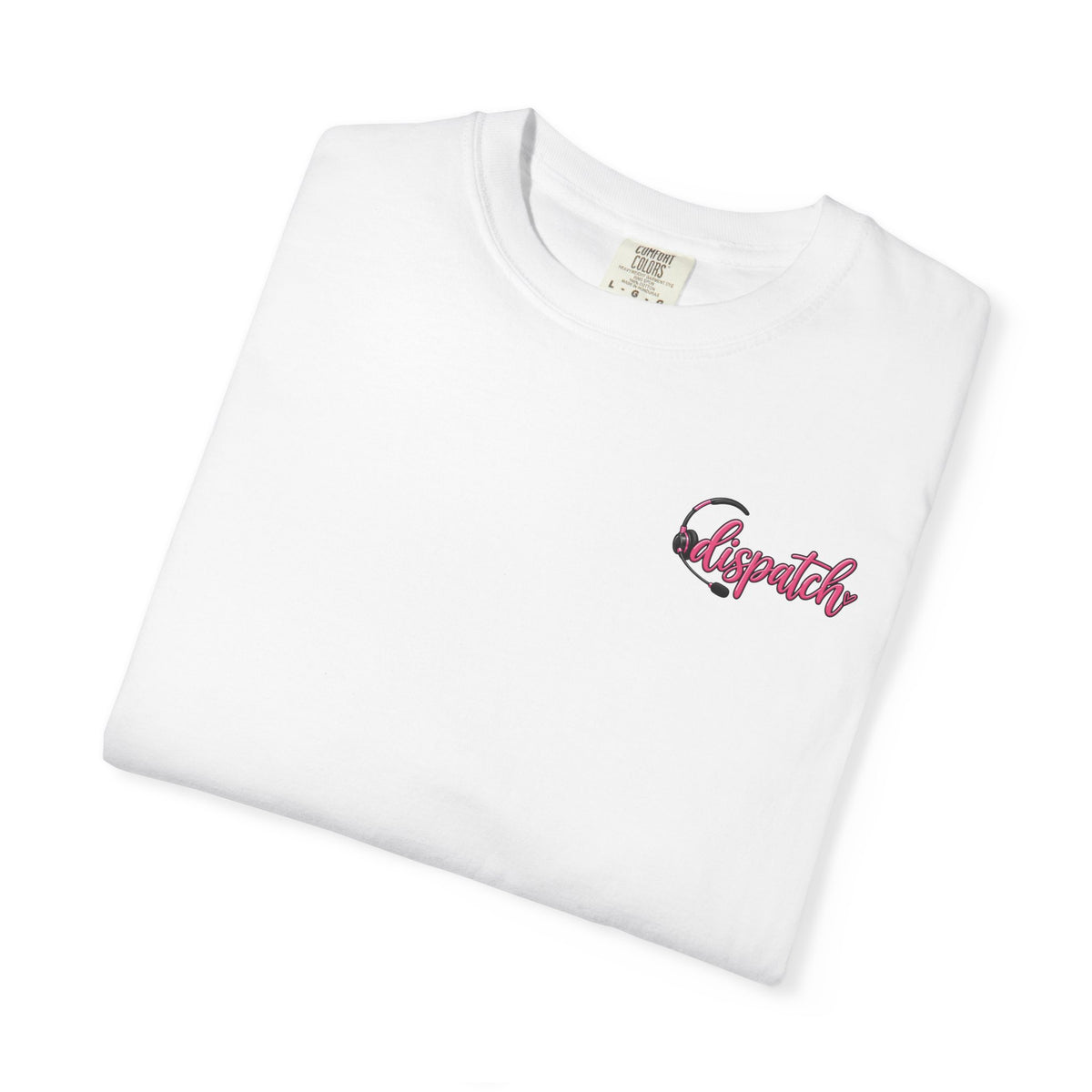 911 Dispatch Pink Ribbon T‑Shirt — Breast Cancer Awareness Dispatcher Tee