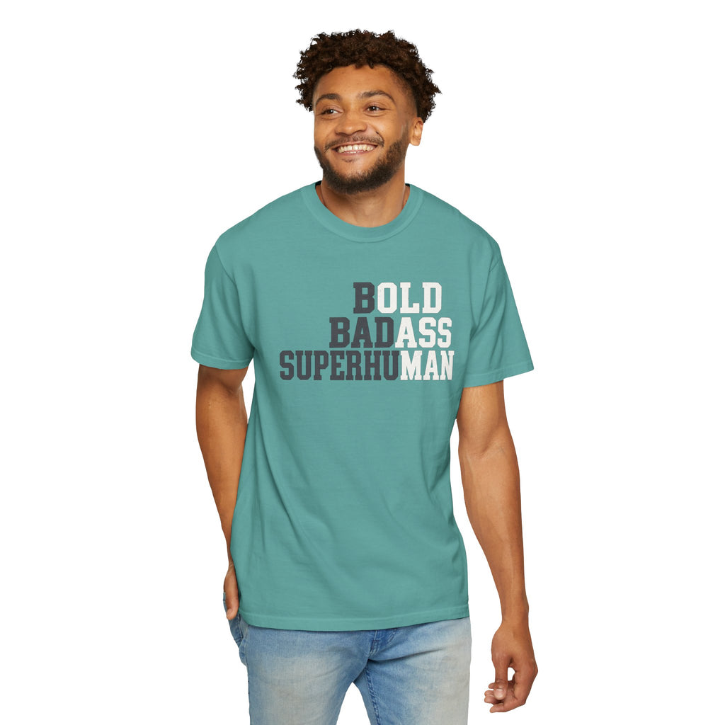 Old Badass Superhuman T-Shirt — Funny Retro Gift for Men, Dad & Birthday