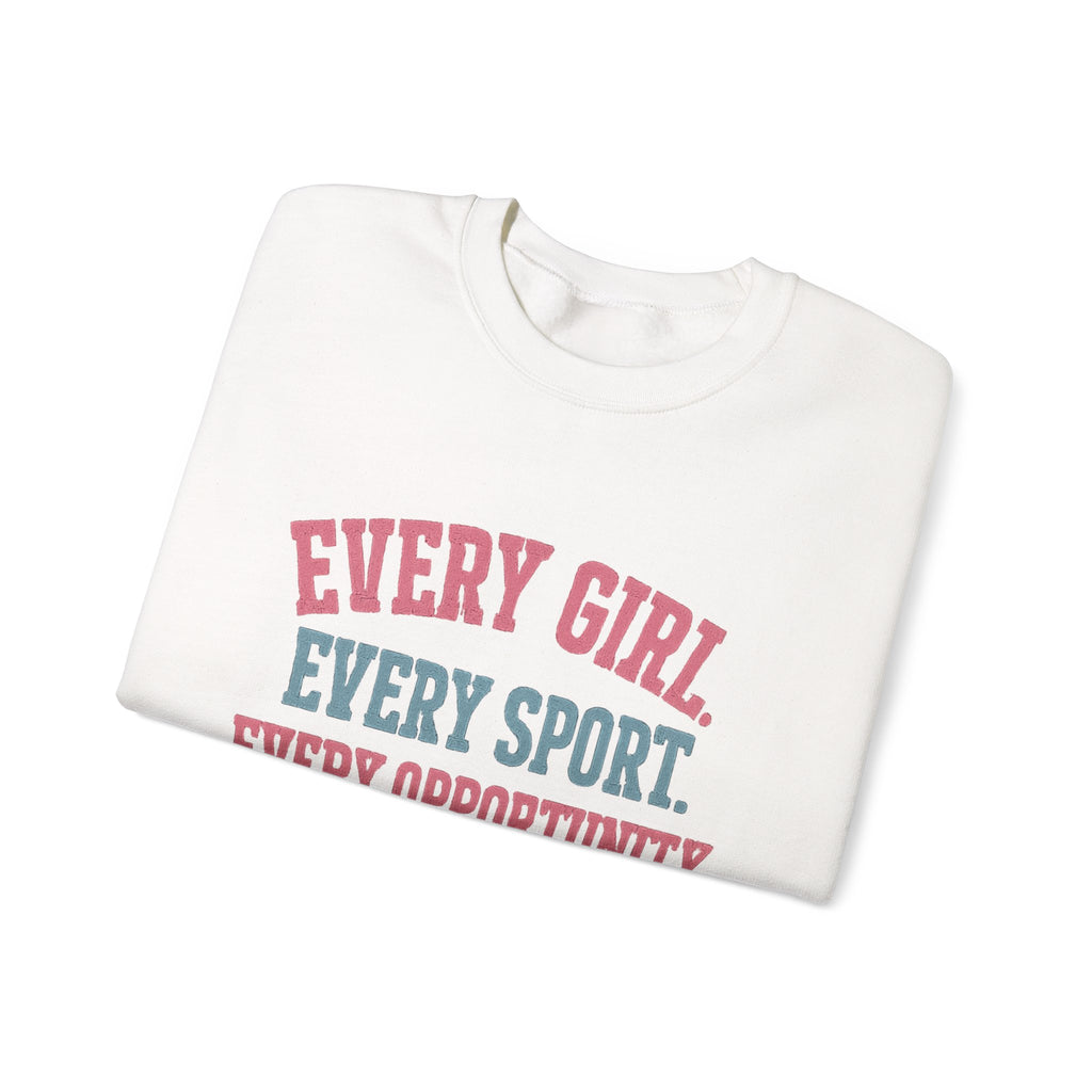 Stand Together™ Unisex Crewneck Sweatshirt | Every Girl. Every Sport. Every Opportunity.