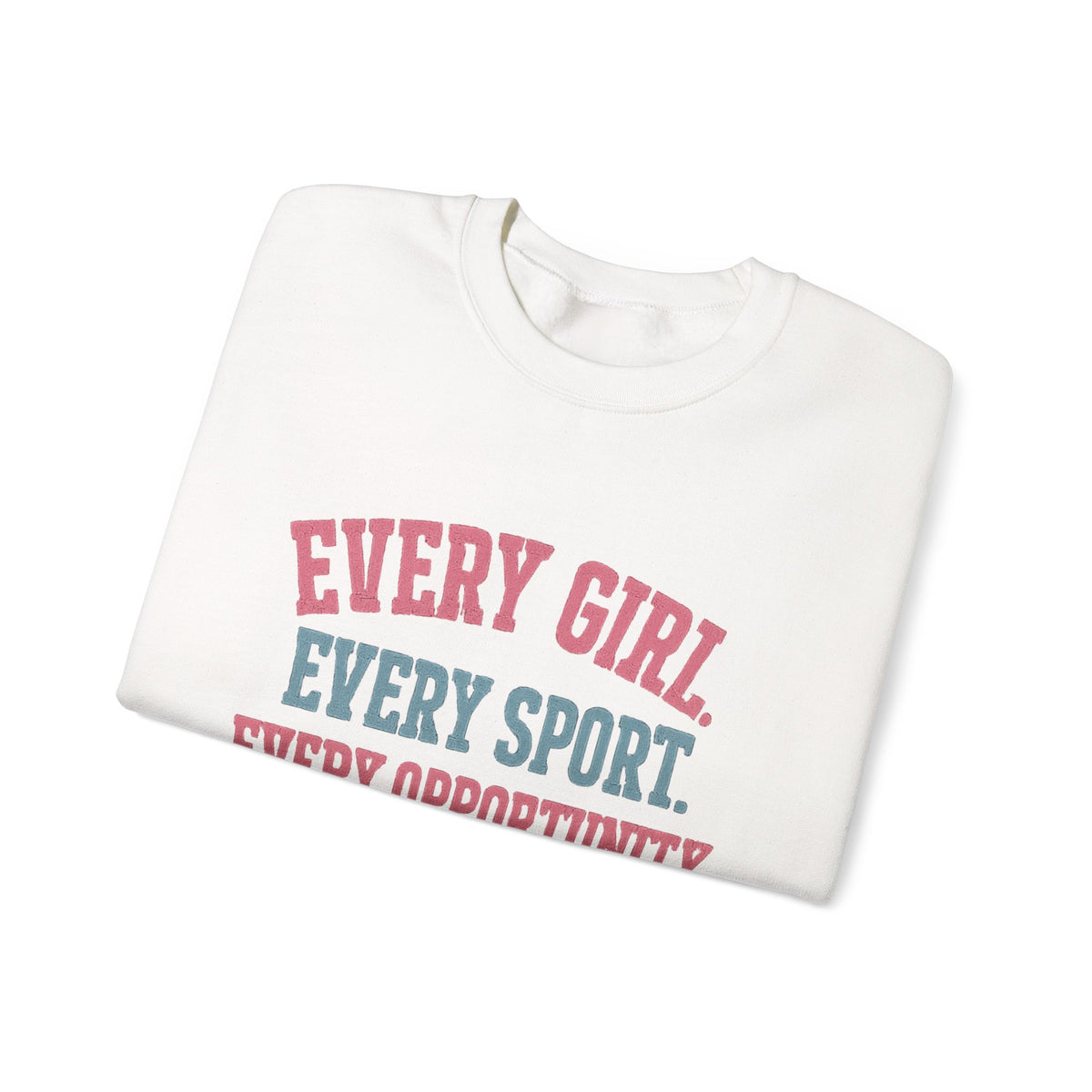 Stand Together™ Unisex Crewneck Sweatshirt | Every Girl. Every Sport. Every Opportunity.