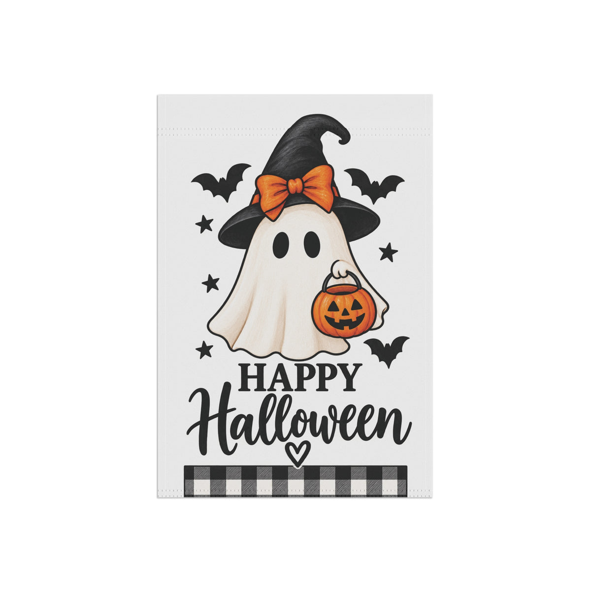 Halloween Ghost Garden Flag Pumpkin Ghost
