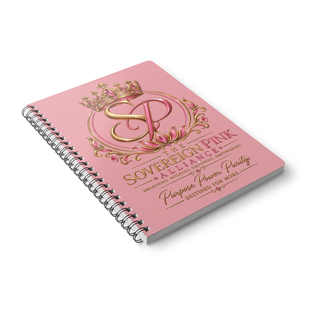 Sovereign Pink Spiral Notebook