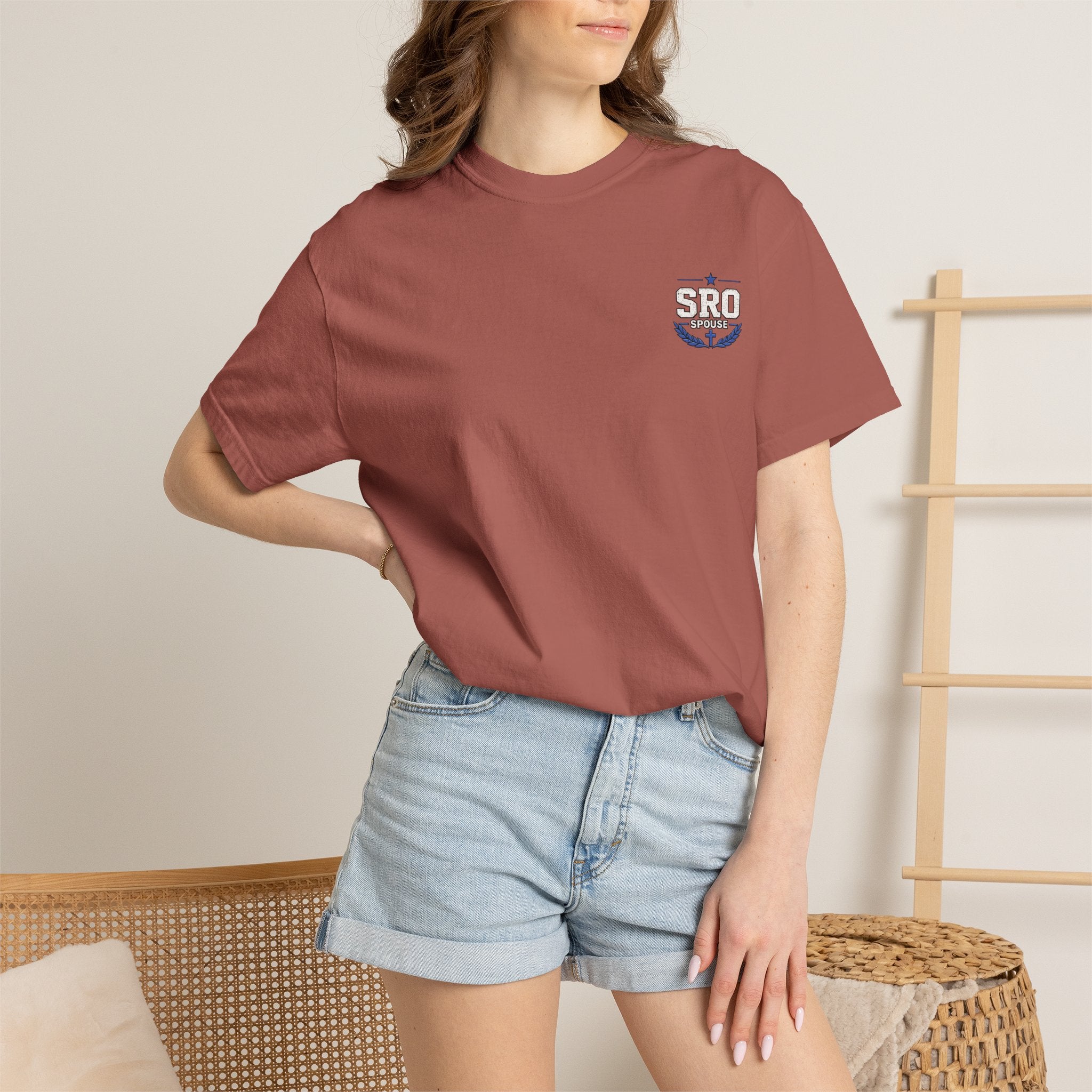 SPOUSE School Resource Officer Tribute T-Shirt — "Mentor etc"