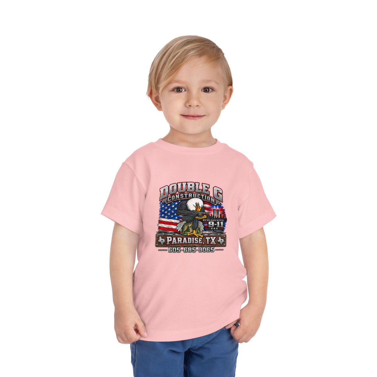 Double G Construction 9 11 Tribute Toddler Tee