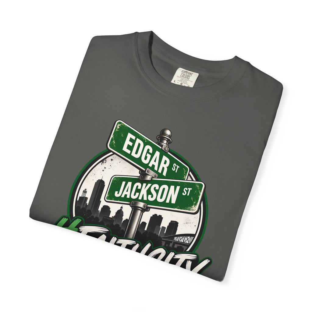 FaithCity Edgar Jackson Street Sign Skyline Tee