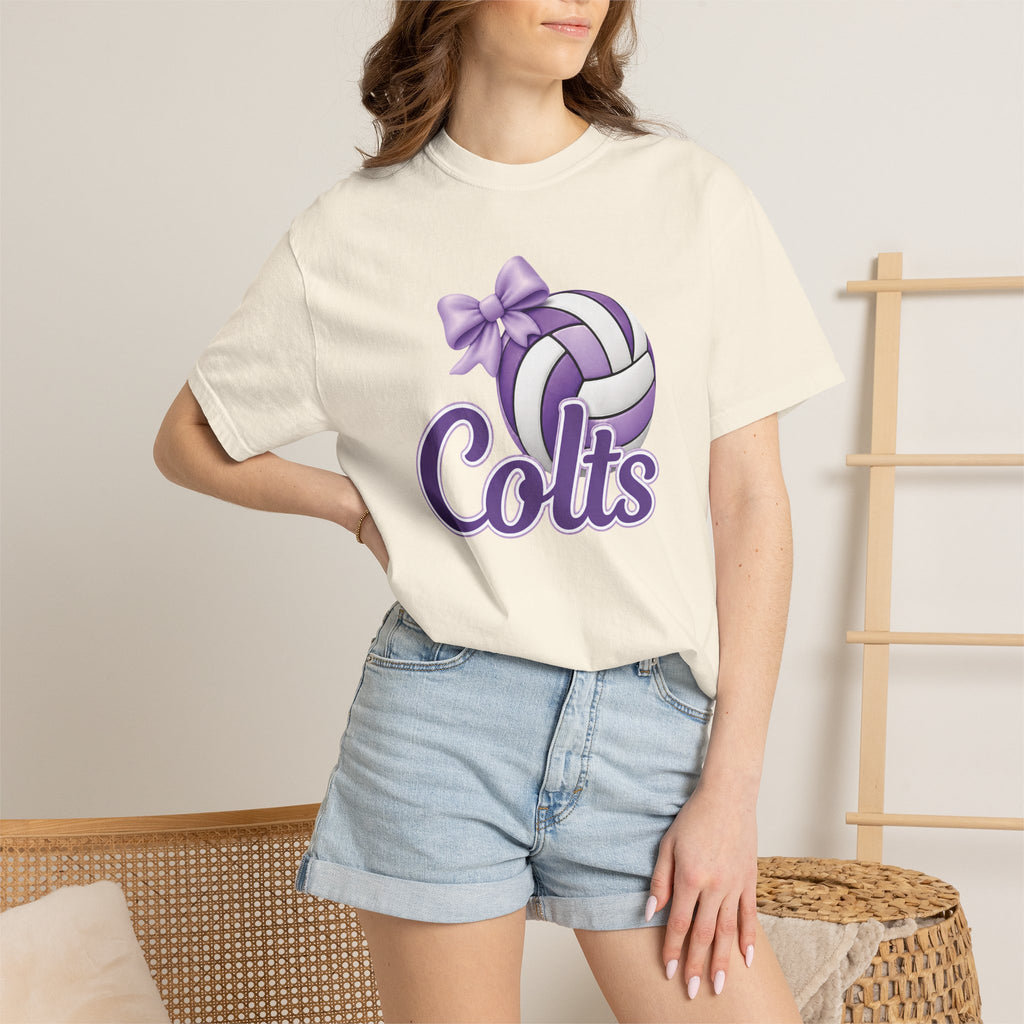 Colts Volleyball Purple Tee