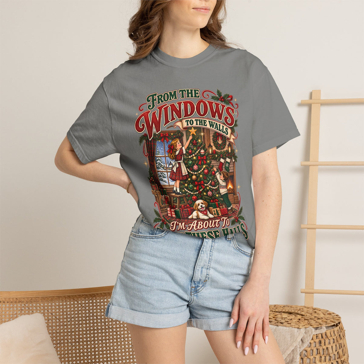 Christmas Deck These Halls Tee