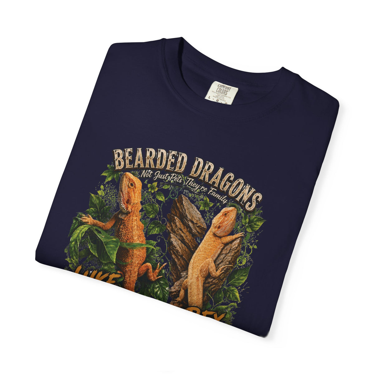 Bearded Dragons Illustration TShirt Luke Rex Reptile Lover Tee
