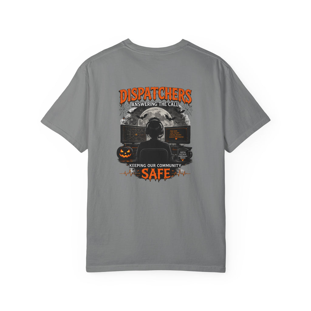 Dispatchers Halloween T-Shirt — "Answering the Call" Emergency Dispatcher Tee