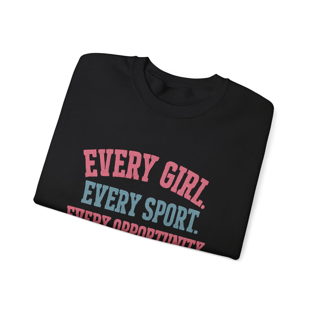 Stand Together™ Unisex Crewneck Sweatshirt | Every Girl. Every Sport. Every Opportunity.