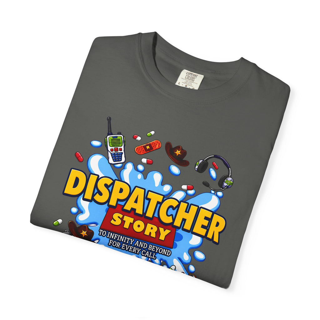 Dispatcher Story TShirt 911 Dispatcher Rescue Radio Call Center Tee
