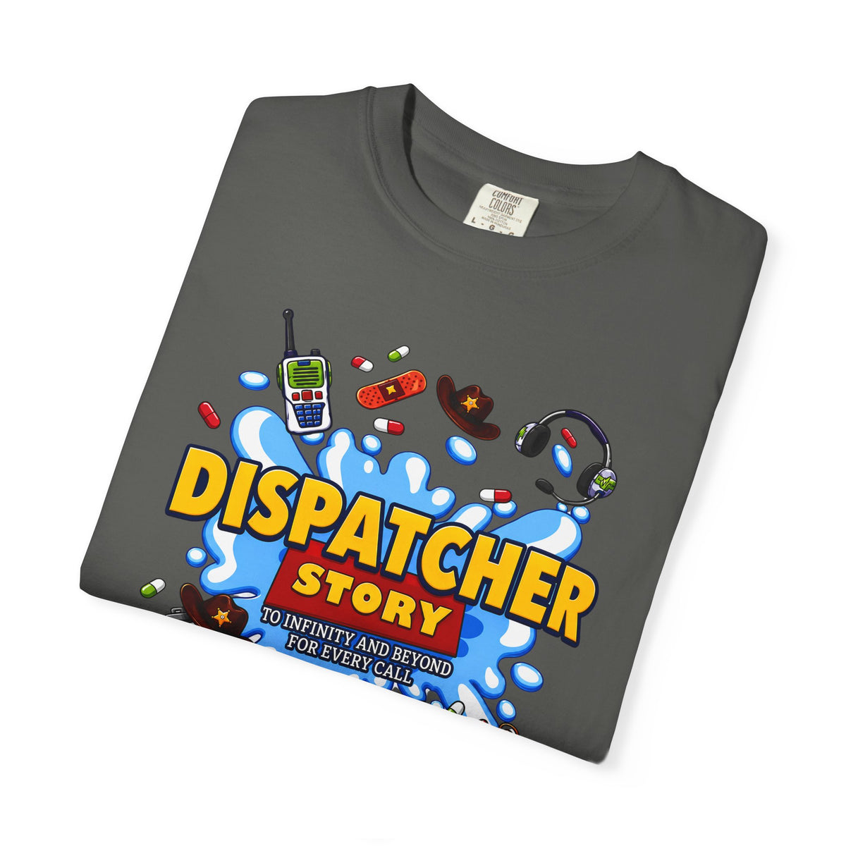 Dispatcher Story TShirt 911 Dispatcher Rescue Radio Call Center Tee