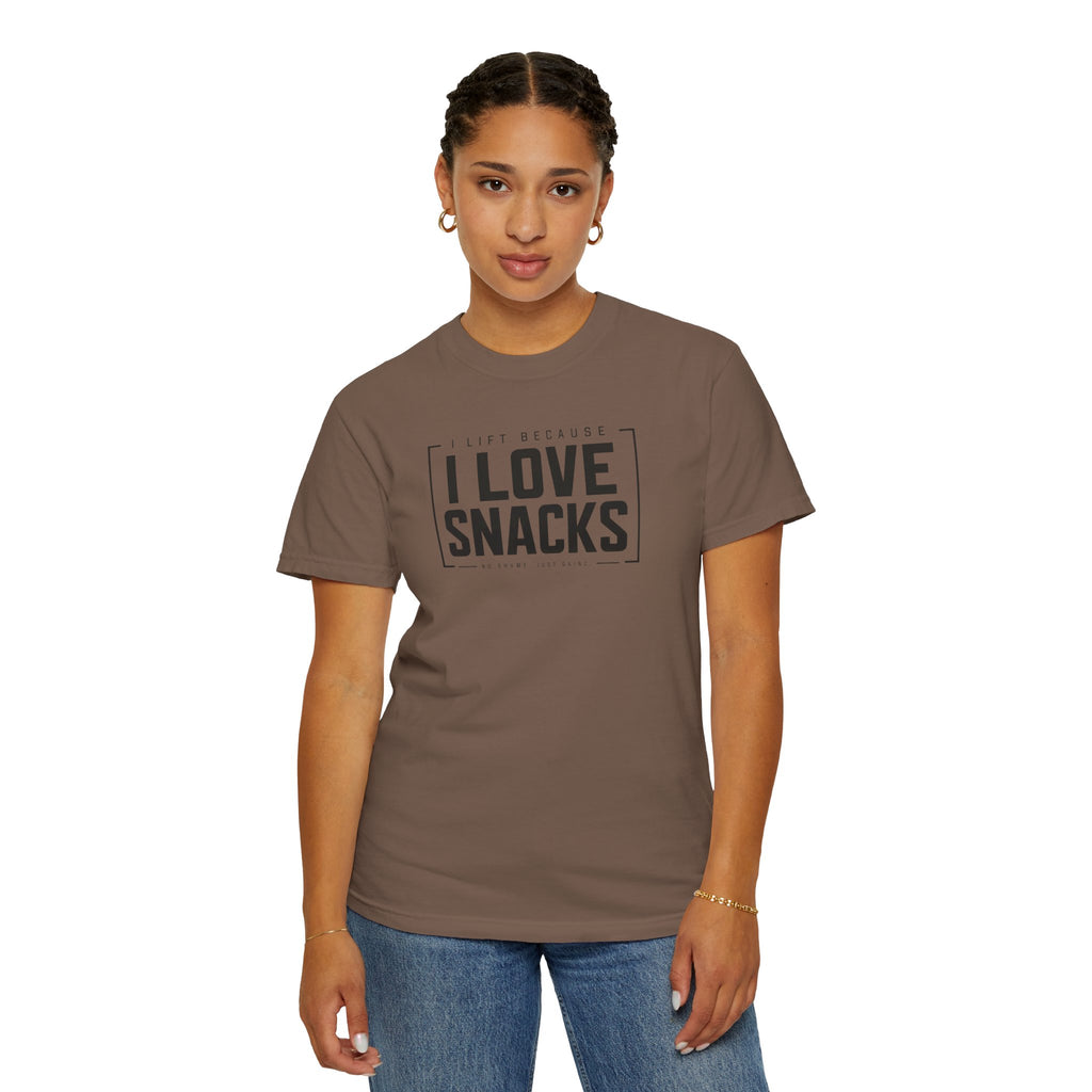 I Lift Because I Love Snacks TShirt