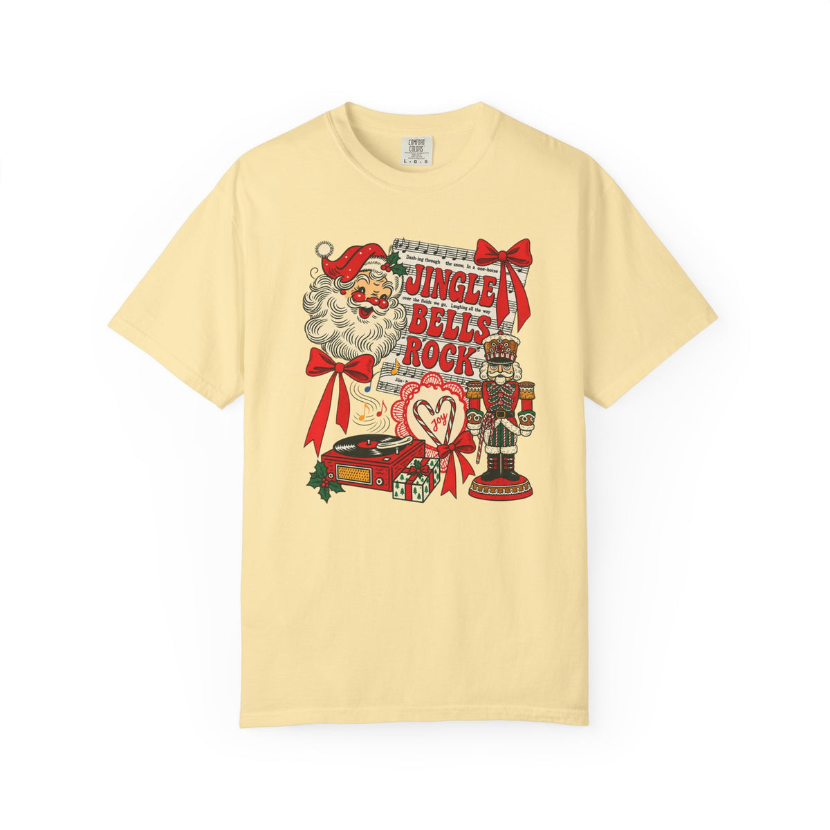 Jingle Bells Rock Christmas T‑Shirt White