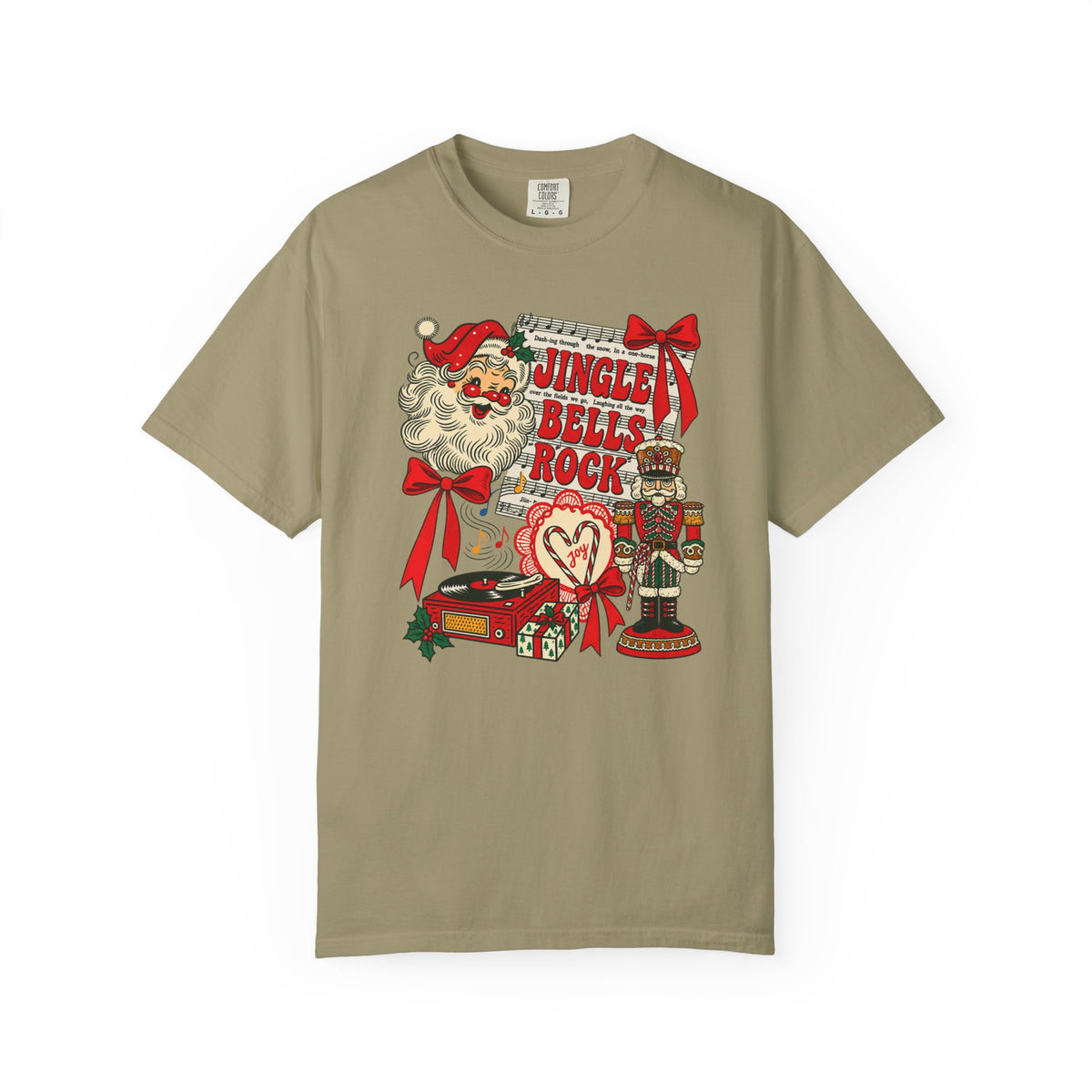 Jingle Bells Rock Christmas T‑Shirt White