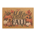 Hello Fall Doormat Autumn Pumpkins Sunflowers Welcome Mat