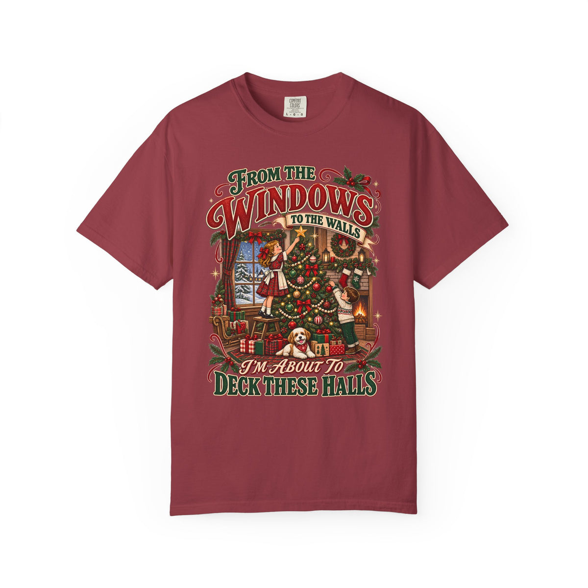 Christmas Deck These Halls Tee