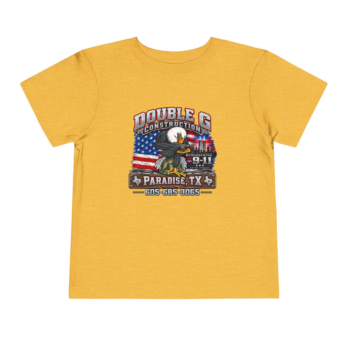 Double G Construction 9 11 Tribute Toddler Tee