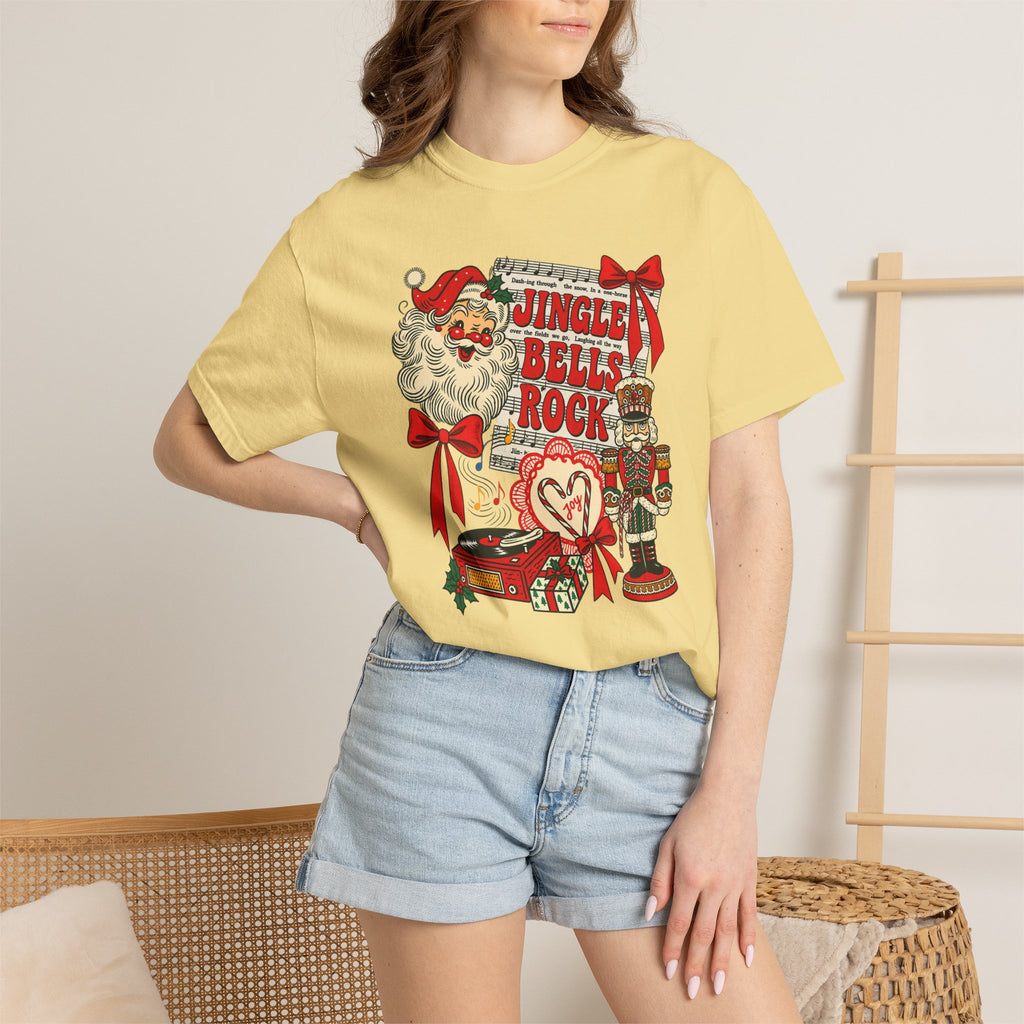 Jingle Bells Rock Christmas T‑Shirt White