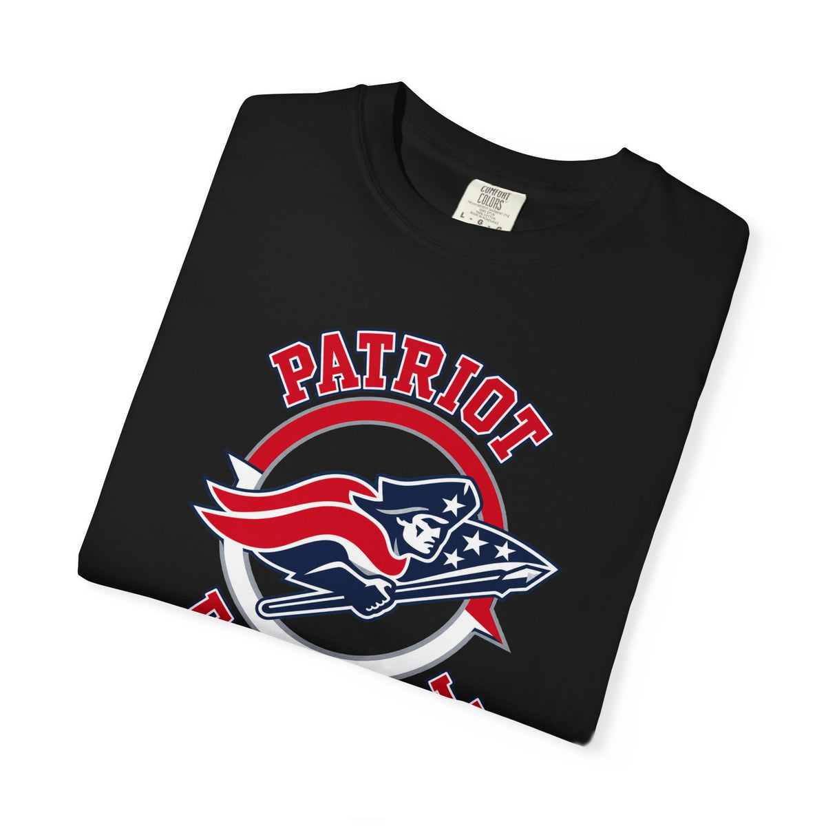 Patriot Football Tee — Vintage American Flag Helmet Crewneck