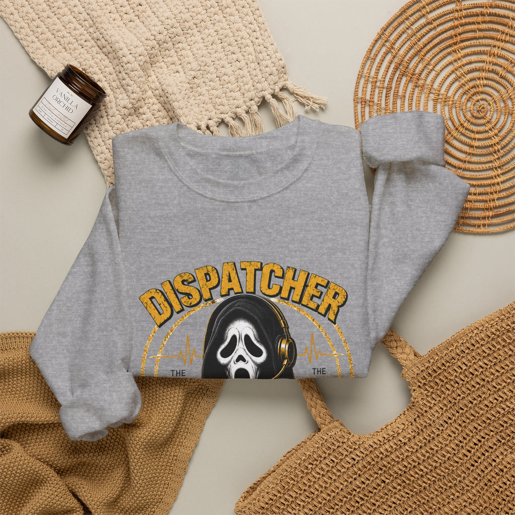 Dispatcher 911 Crewneck Sweatshirt — "We Hear It All, We Handle It All" Support Tee
