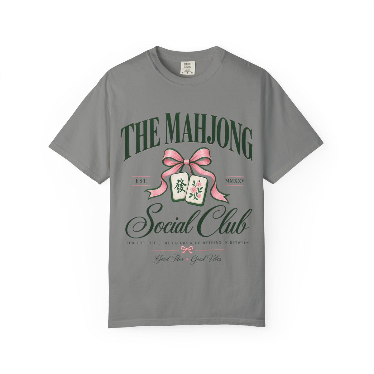 Mahjong Social Club T-Shirt — Vintage Mahjong Tiles Graphic LIMITED
