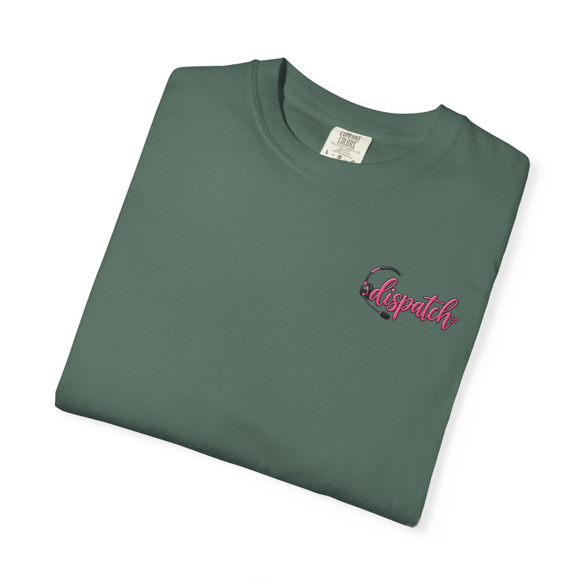 911 Dispatch Pink Ribbon T‑Shirt — Breast Cancer Awareness Dispatcher Tee