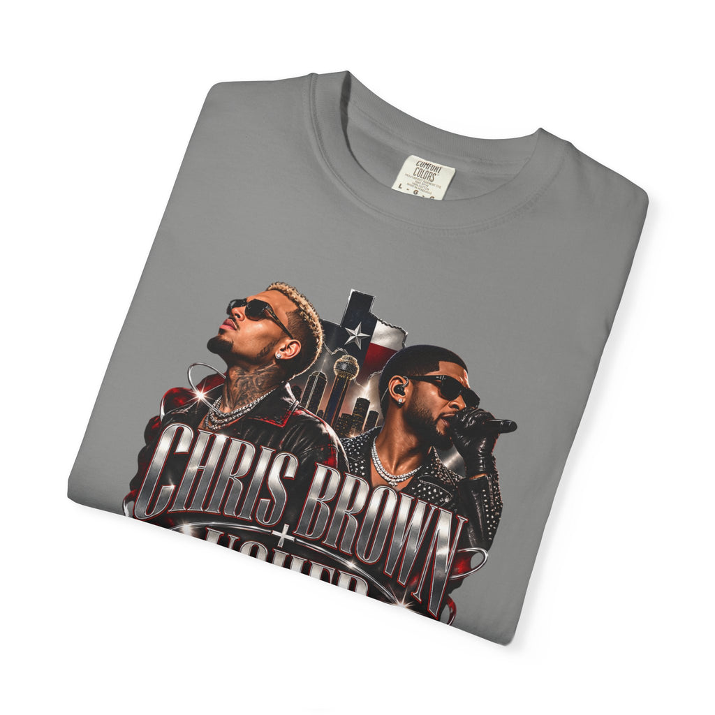 Chris Brown & Usher Concert Tee — Retro R&B Graphic T-Shirt
