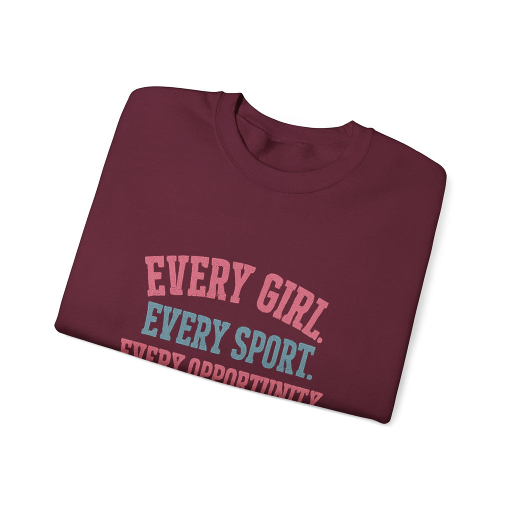 Stand Together™ Unisex Crewneck Sweatshirt | Every Girl. Every Sport. Every Opportunity.