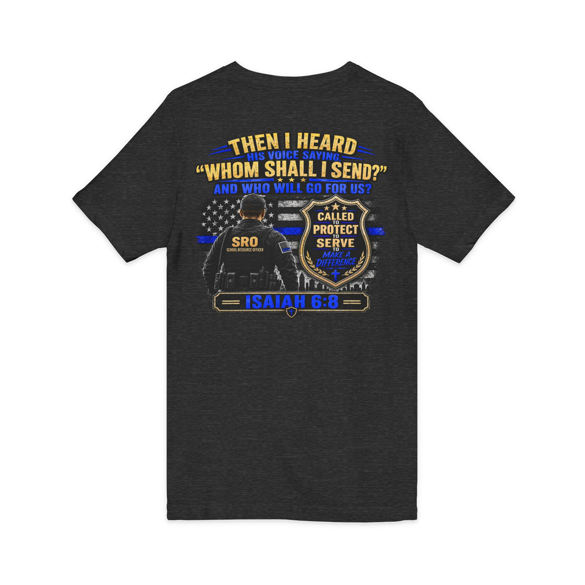 SPOUSE SRO V-Neck Tee — "Called to Protect"