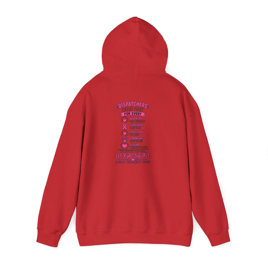Breast Cancer Support 911 Dispatcher Hoodie