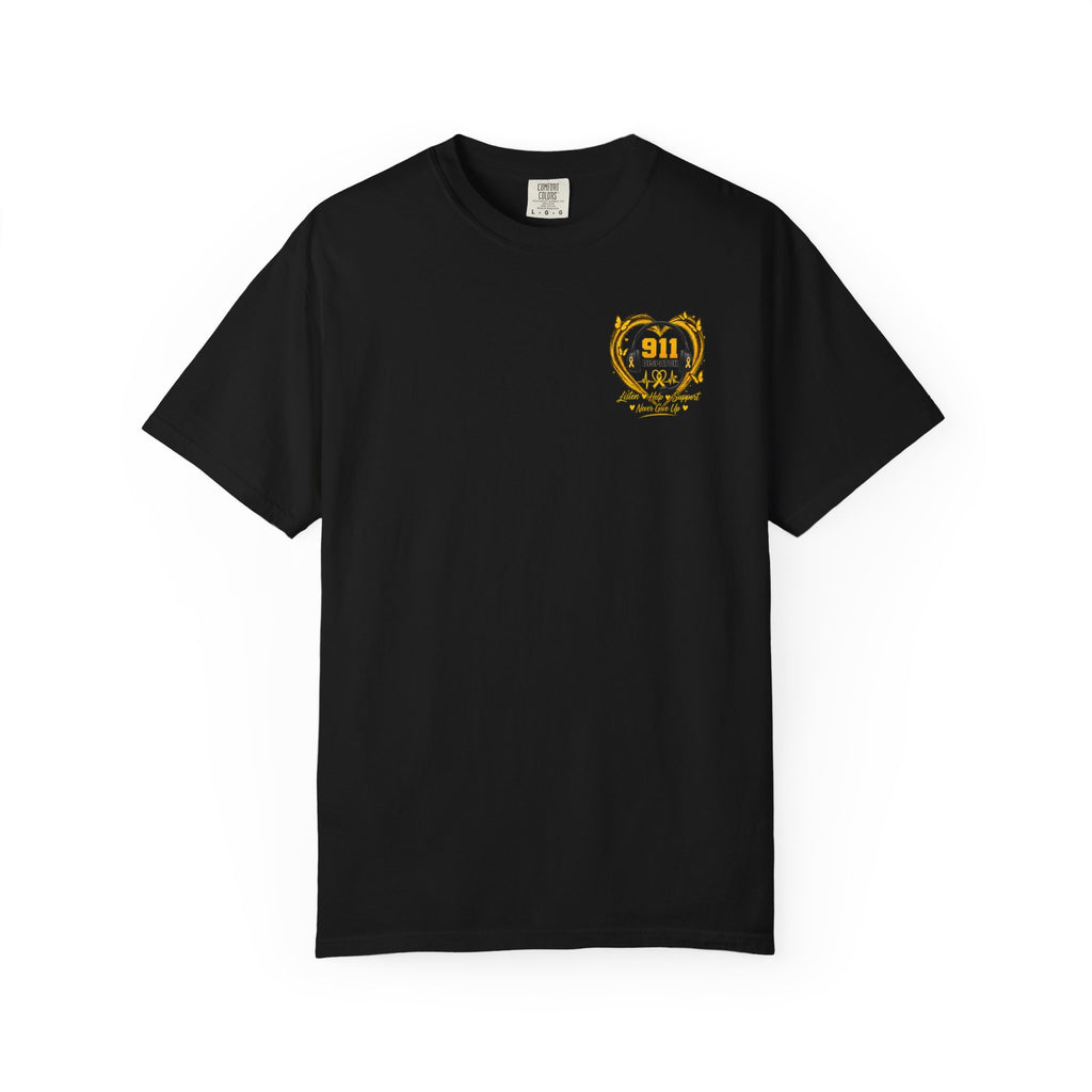 911 Dispatchers September Awareness TShirt We Answered The Call