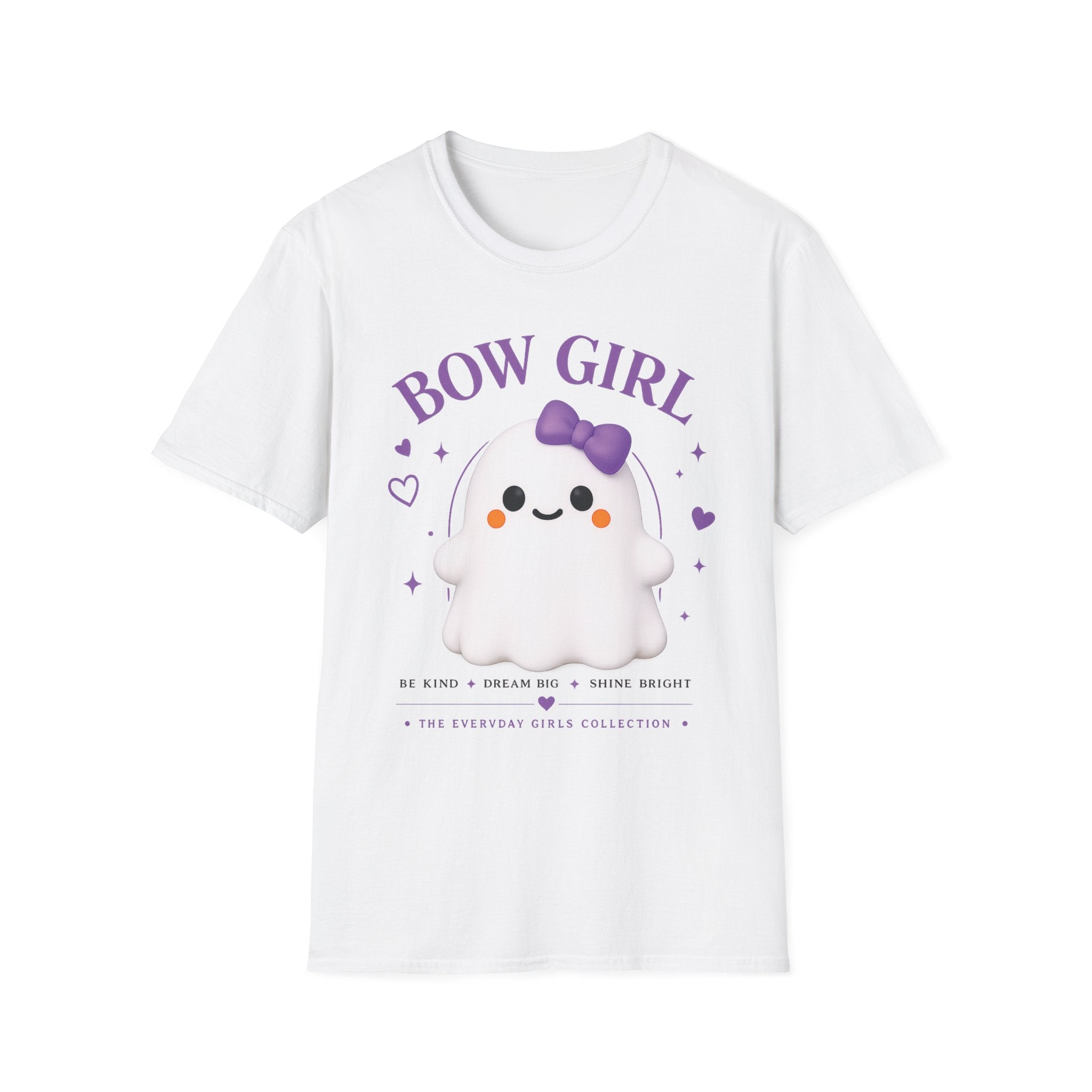 Bow Girl™ Ghost T-Shirt — Cute Kawaii Bow Puppy Tee