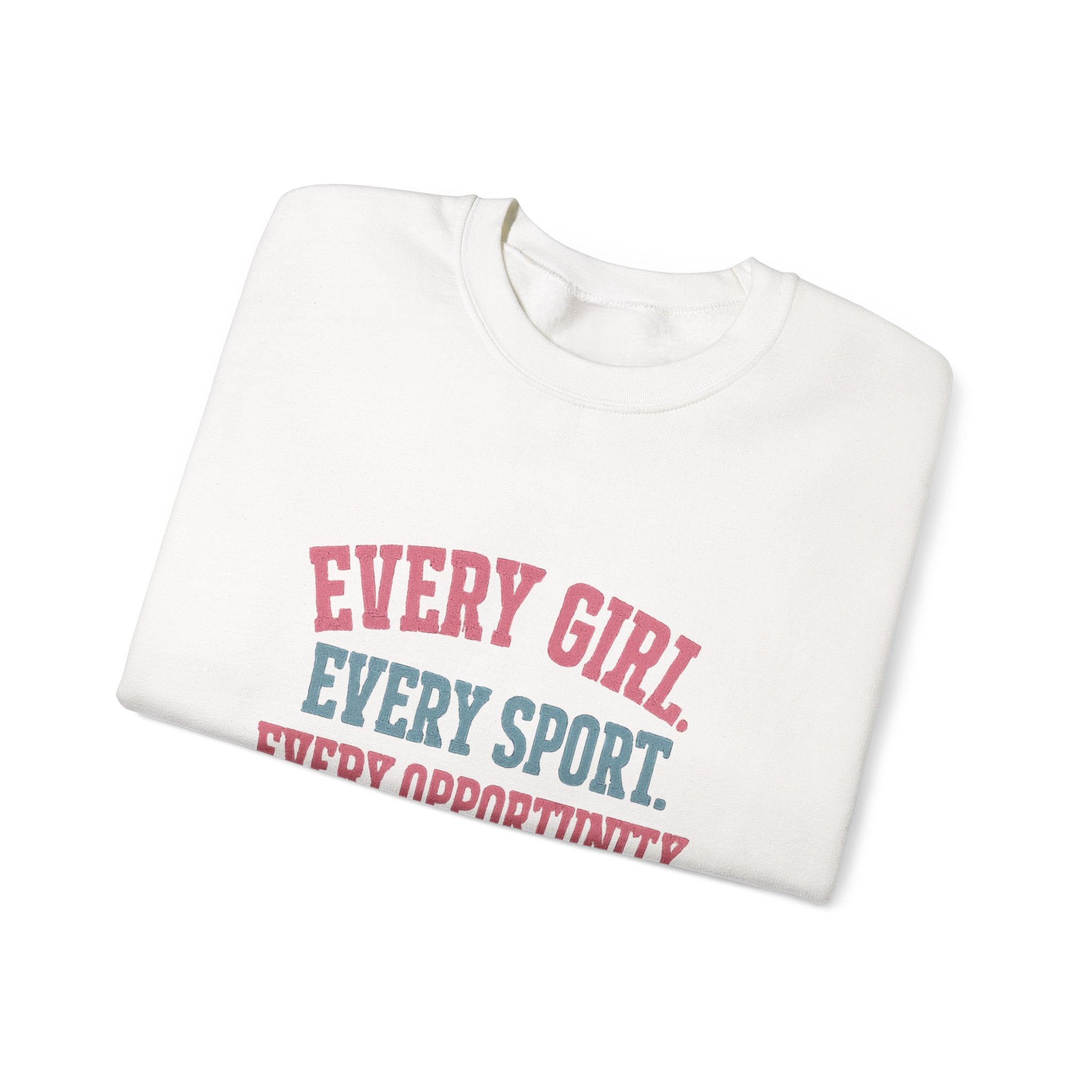 Stand Together™ Unisex Crewneck Sweatshirt | Every Girl. Every Sport. Every Opportunity.